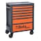 Beta Rolling Tool Cabinet, 7 Drawer, Orange, Steel, 29 in W x 17-1/2 in D x 38 in H 024004671 - alternate 1